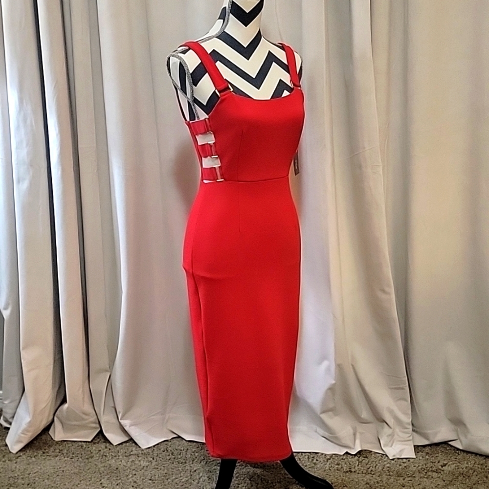 Sexy Red Pencil Dress